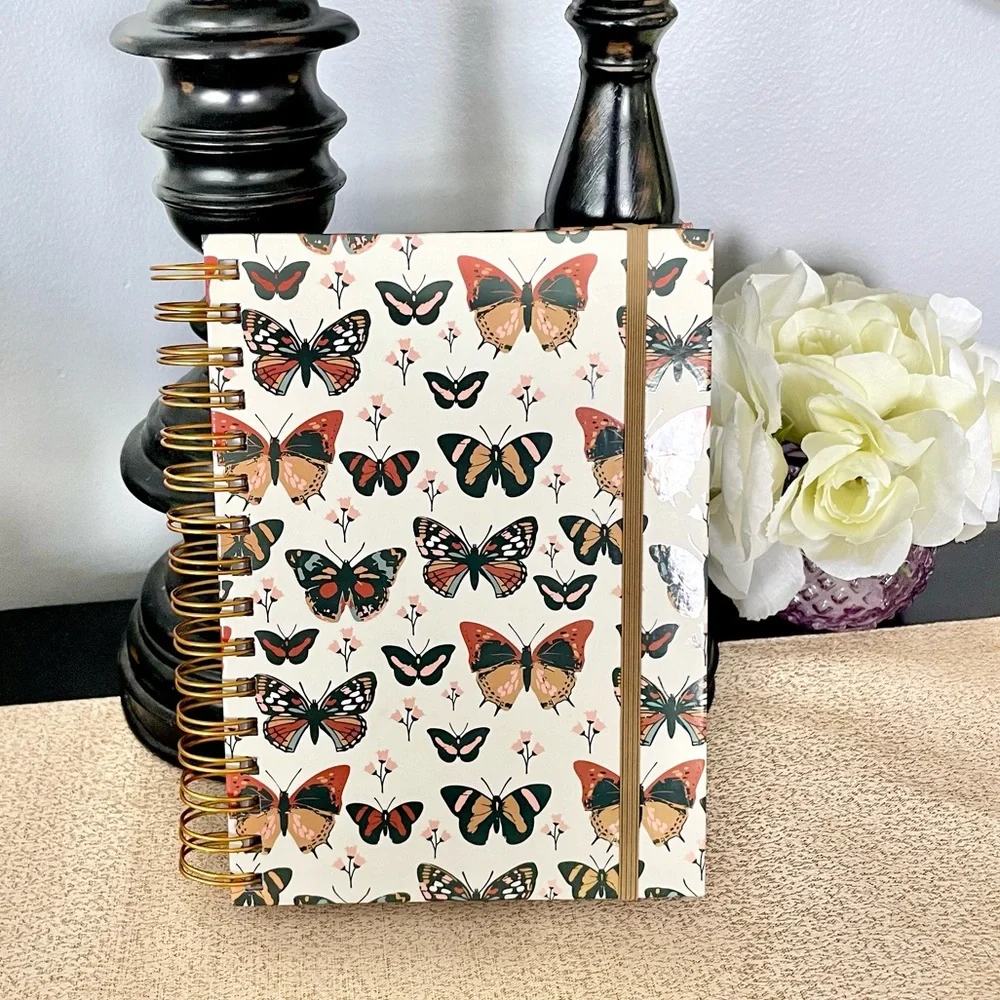 NWT BUTTERFLY Hardcover Notebook/Journal Notepad Stationery Bundle